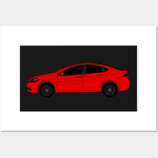 Dodge Dart TorRed Sticker Posters and Art